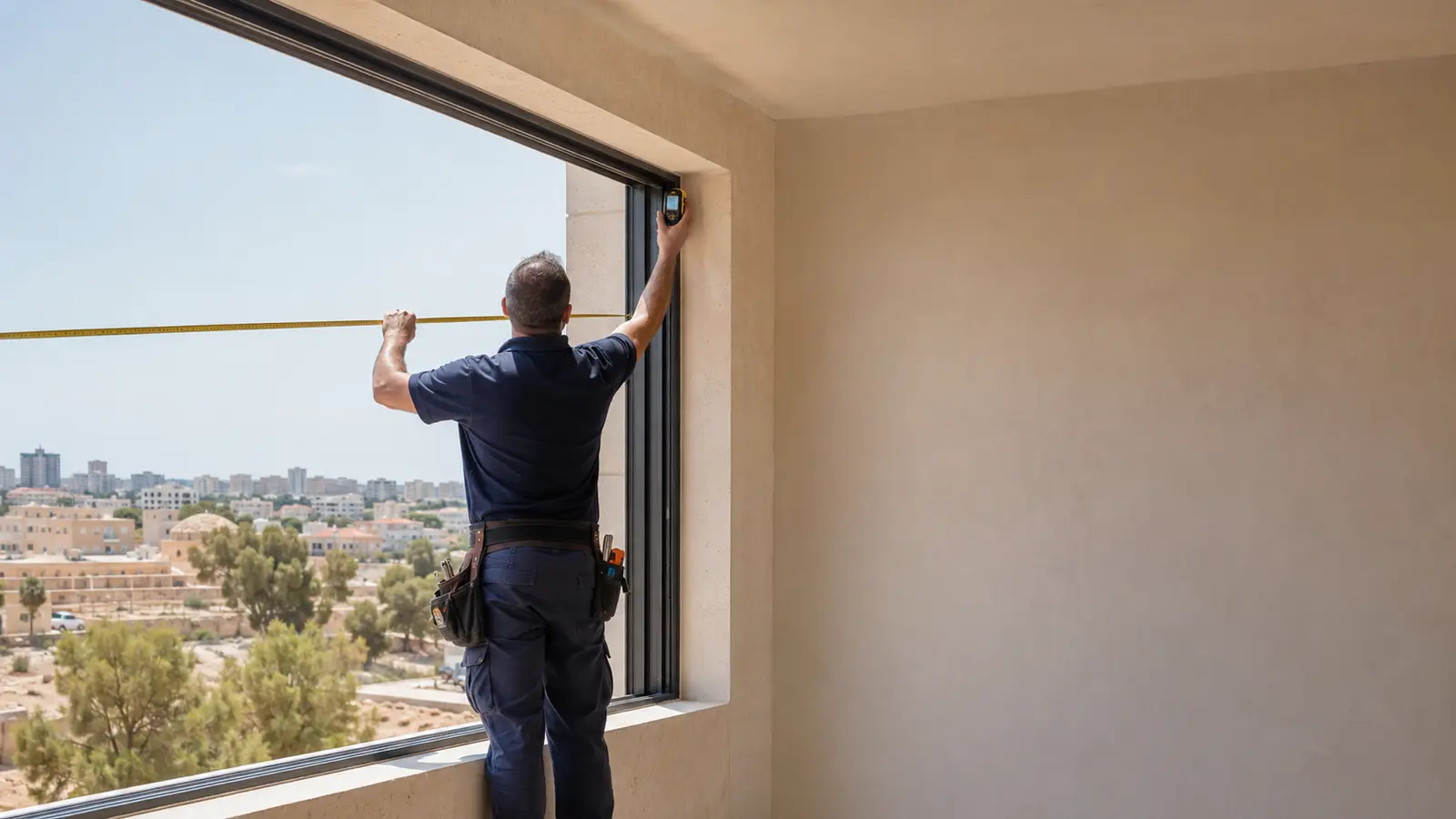 קבלן אלומיניום בעבודה בבאר שבע והדרום